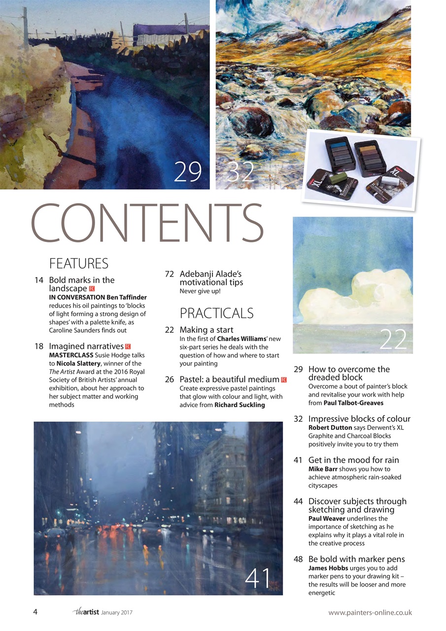 The Artist Preview Pages