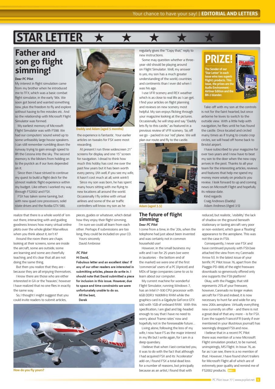 PC Pilot Preview Pages