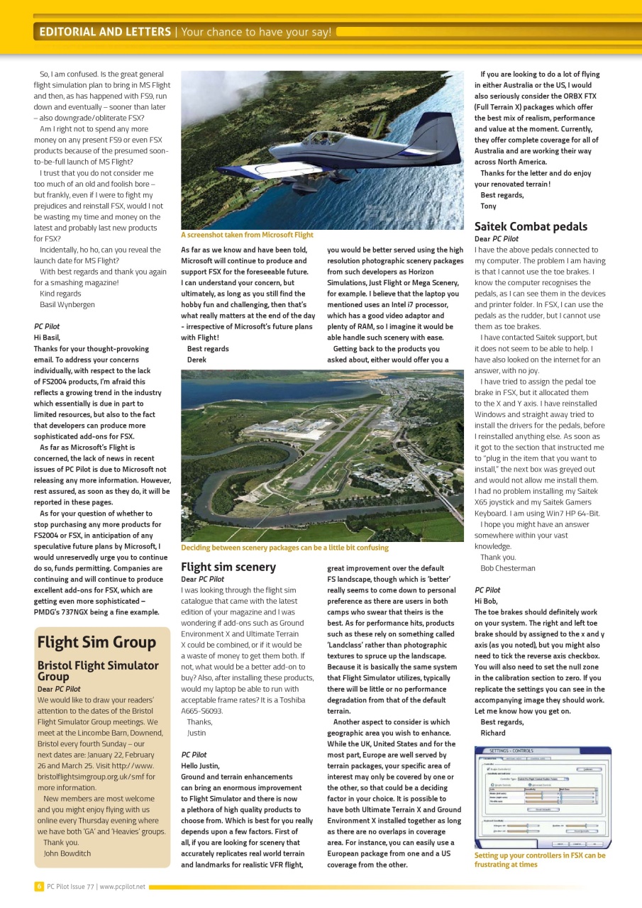 PC Pilot Preview Pages