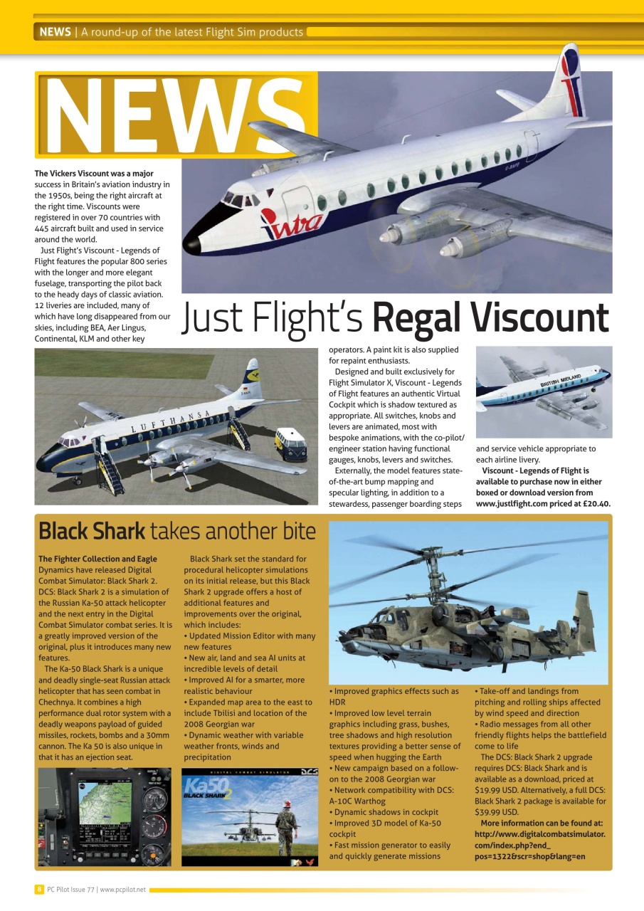 PC Pilot Preview Pages