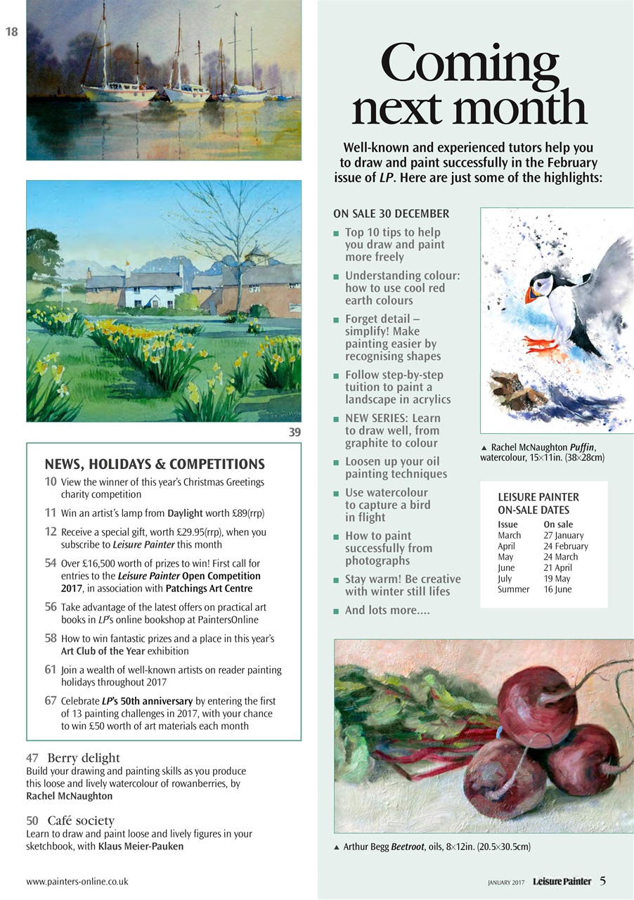 Leisure Painter & The Artist Preview Pages