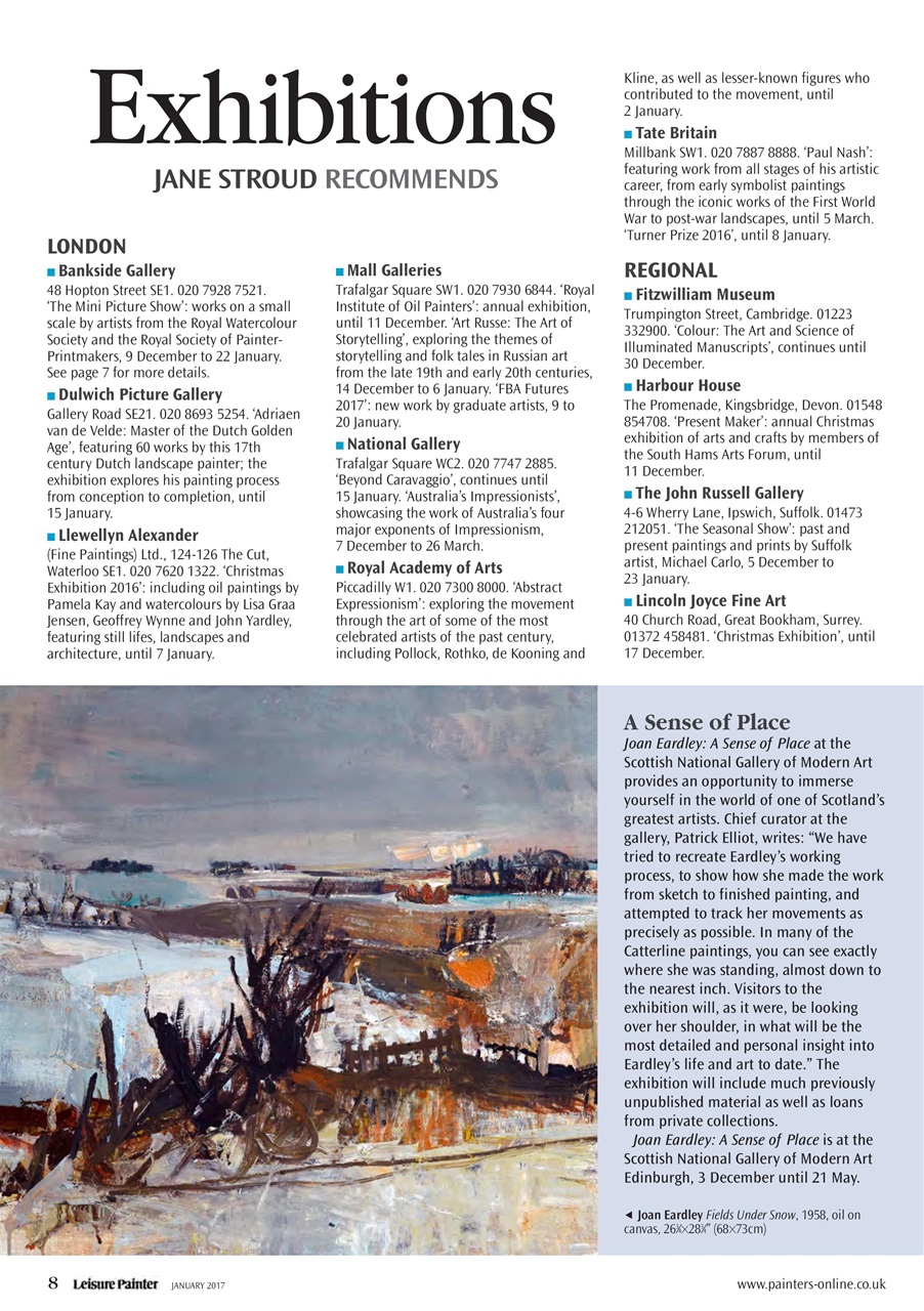 Leisure Painter & The Artist Preview Pages