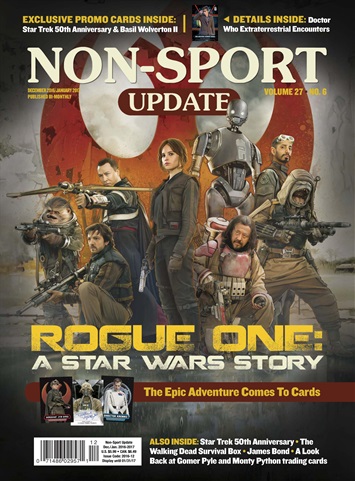Non-Sport Update Magazine issue Dec-Jan 17