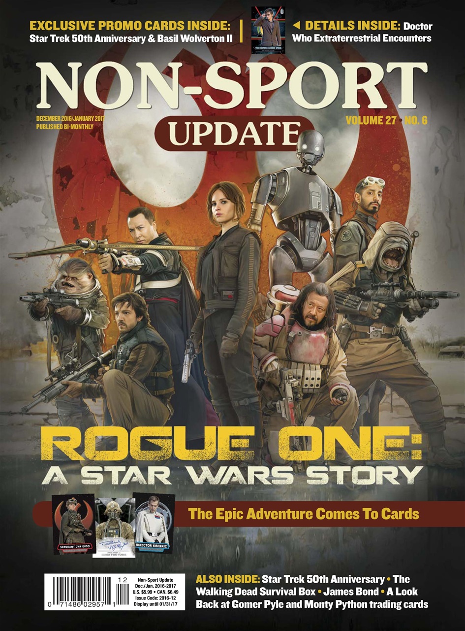 Non-Sport Update Magazine Preview Pages