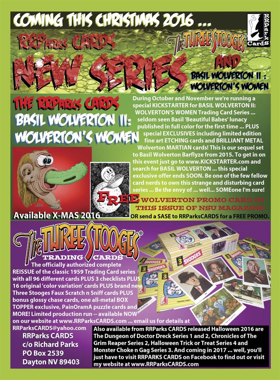 Non-Sport Update Magazine Preview Pages
