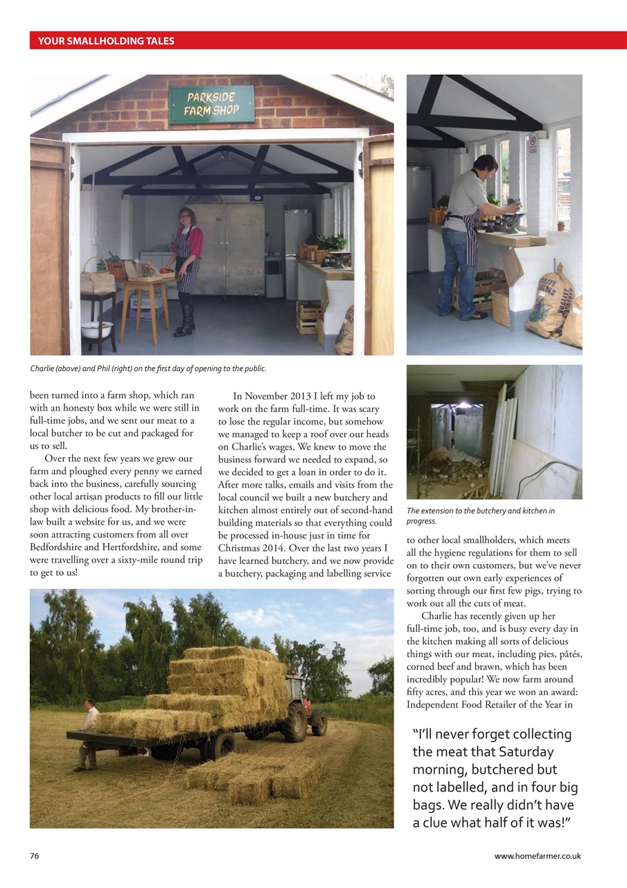Home Farmer Magazine Preview Pages