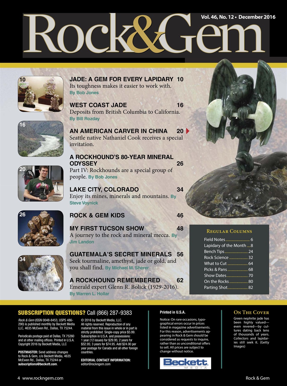 Rock&Gem Magazine Preview Pages