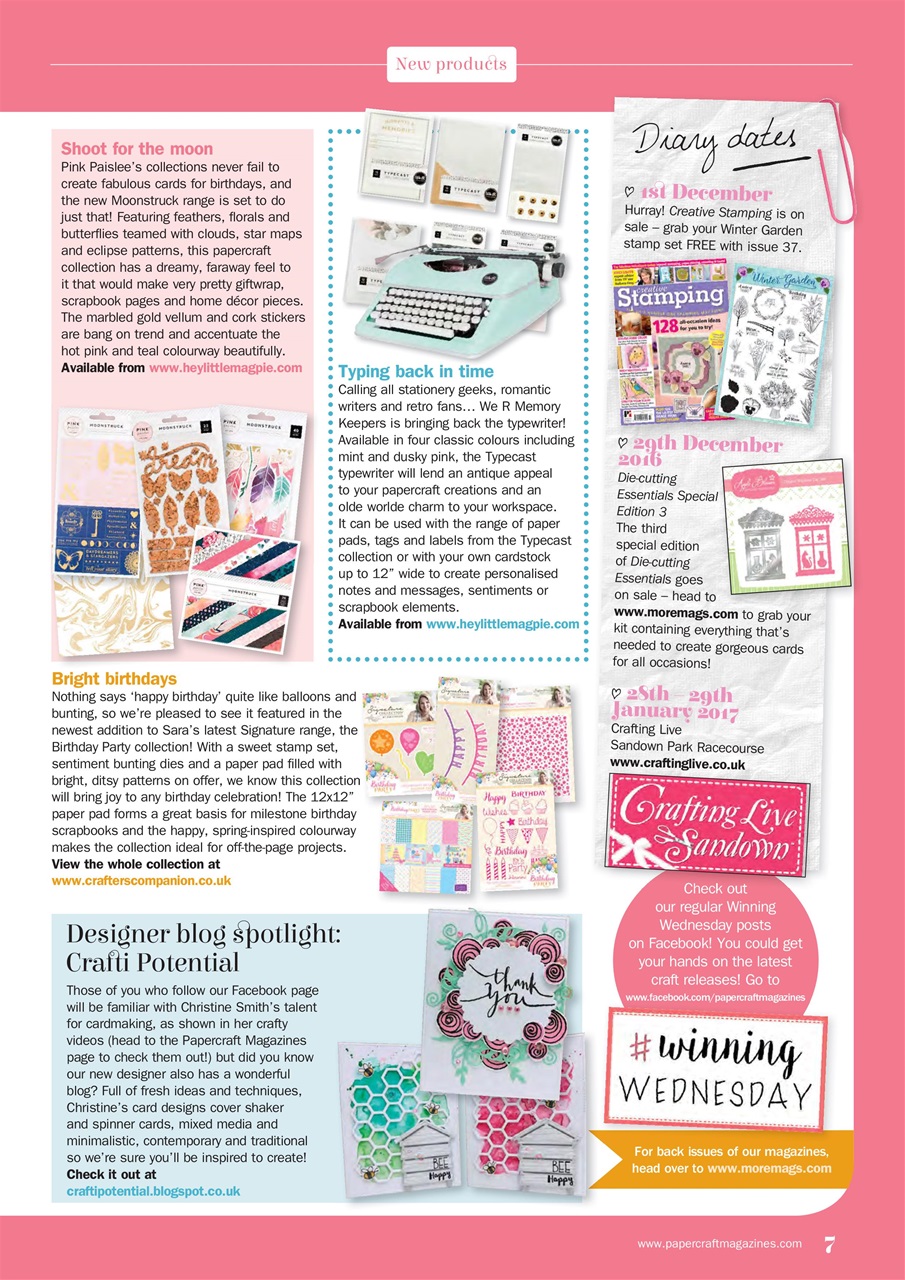 Simply Cards & Papercraft Preview Pages