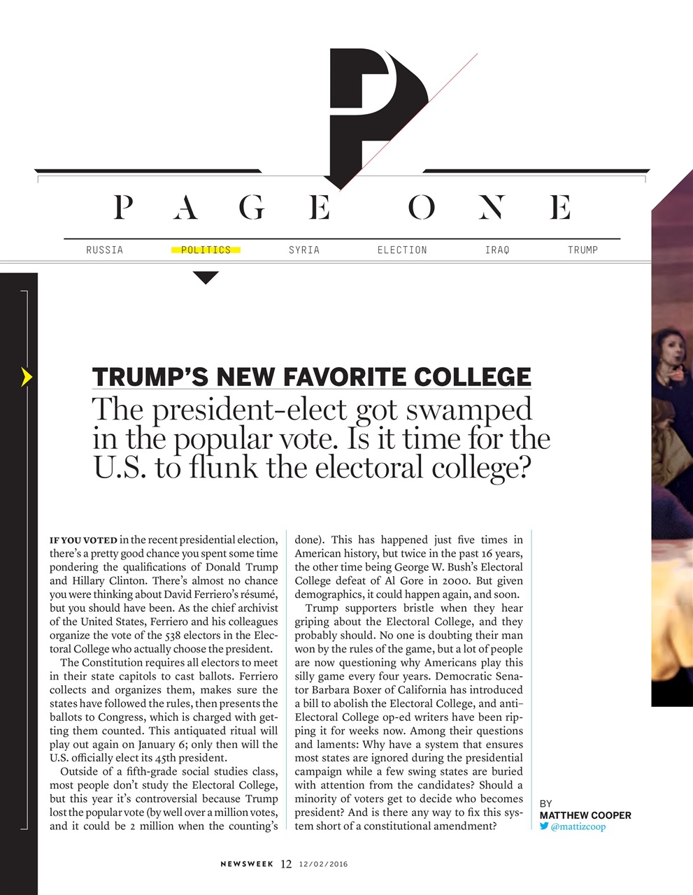 Newsweek International Preview Pages