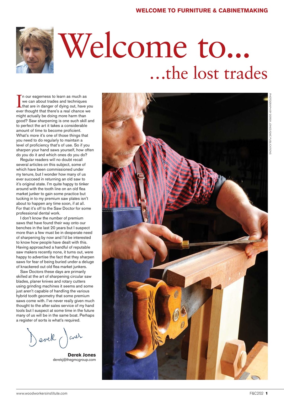 Furniture & Cabinetmaking Preview Pages