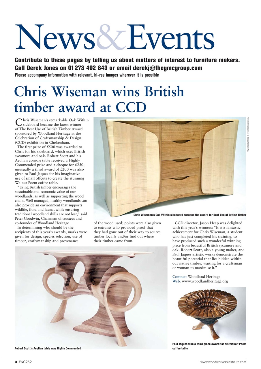 Furniture & Cabinetmaking Preview Pages