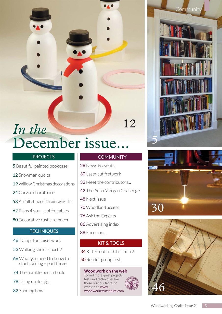 Woodworking Crafts Magazine Preview Pages
