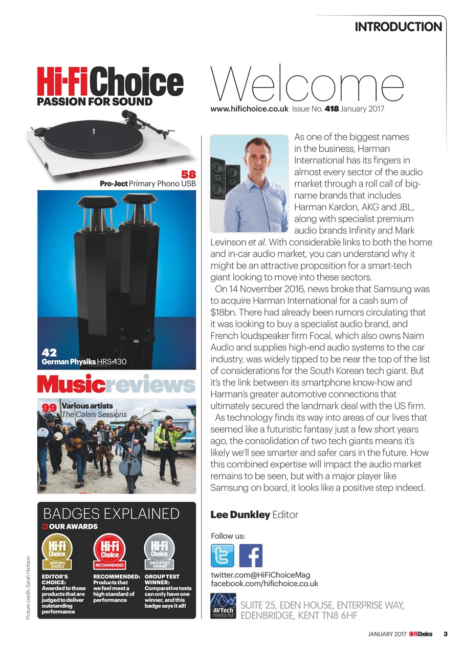 Hi-Fi Choice Preview Pages