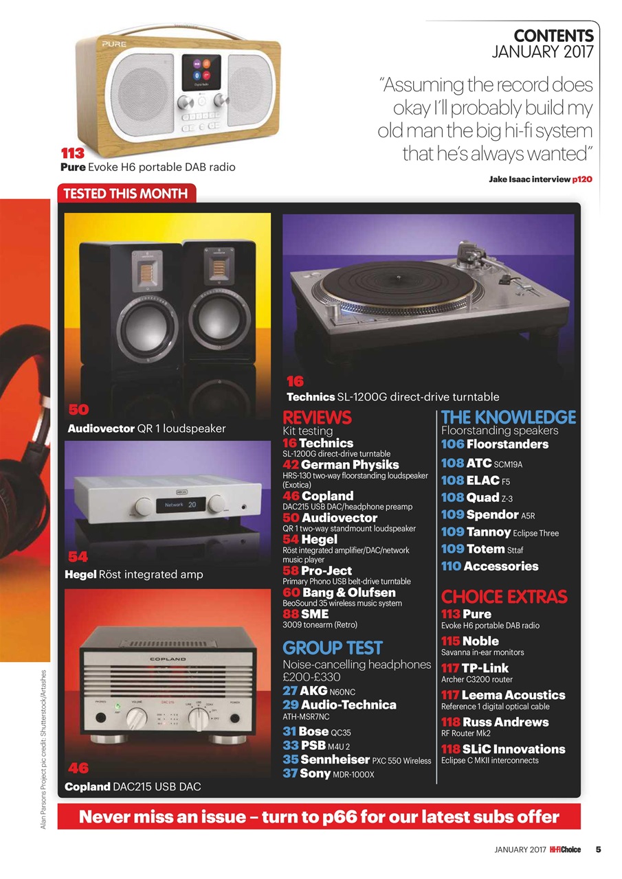 Hi-Fi Choice Preview Pages