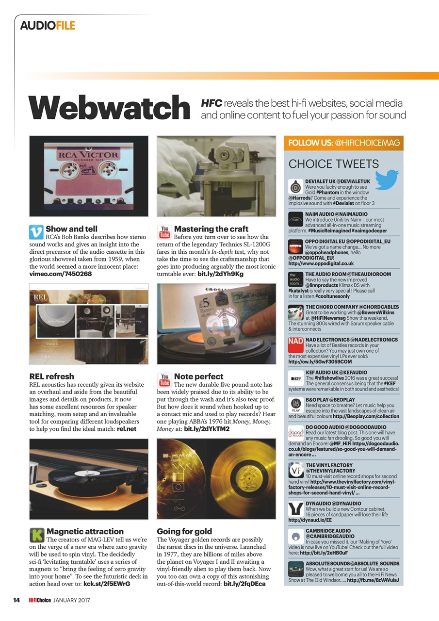 Hi-Fi Choice Preview Pages