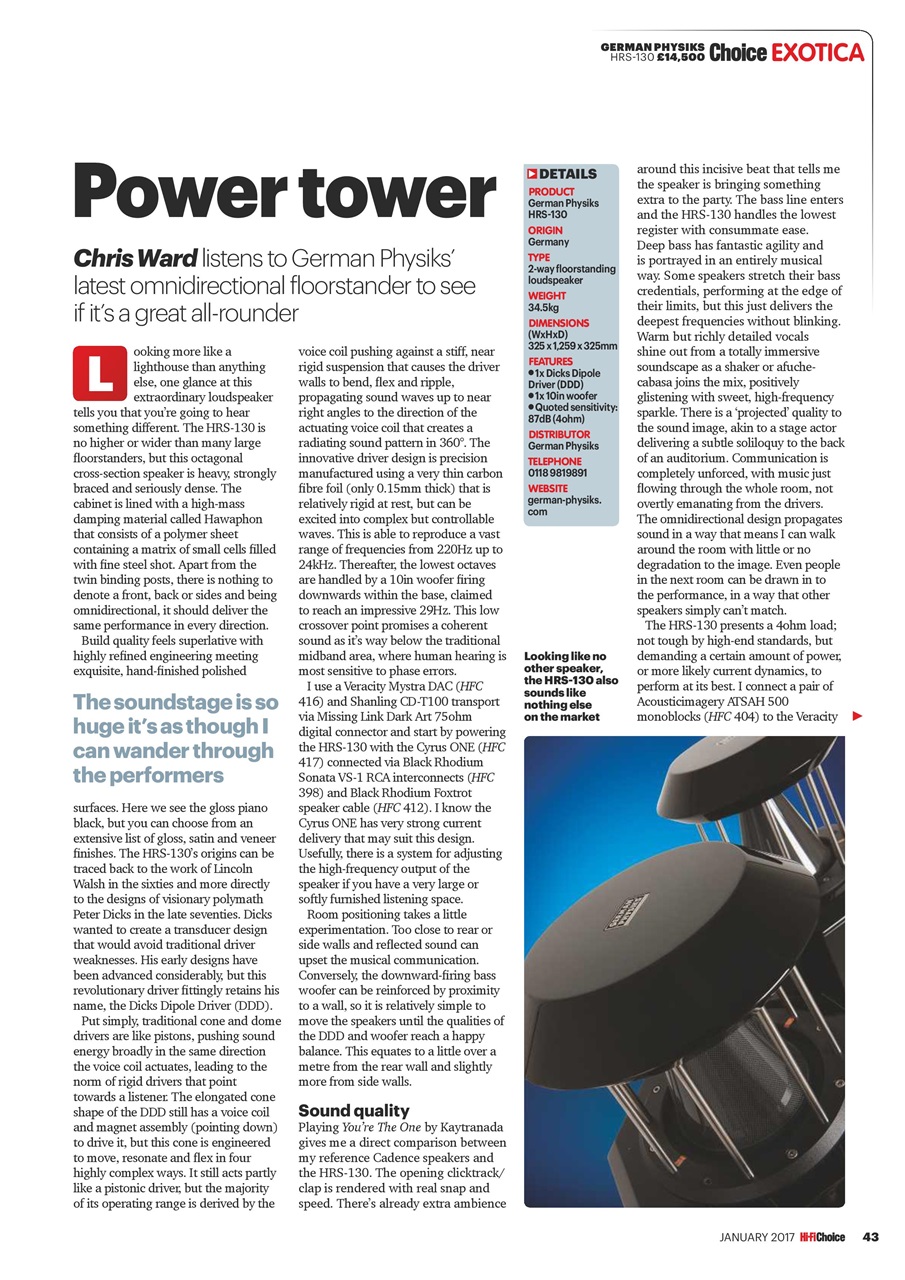 Hi-Fi Choice Preview Pages