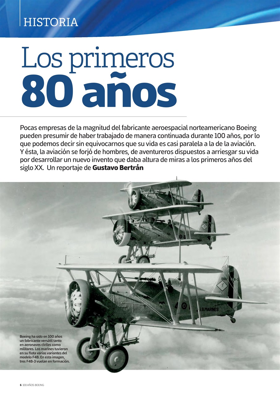 Avion Revue Internacional Magazine - 100 anos con Boeing Special Issue