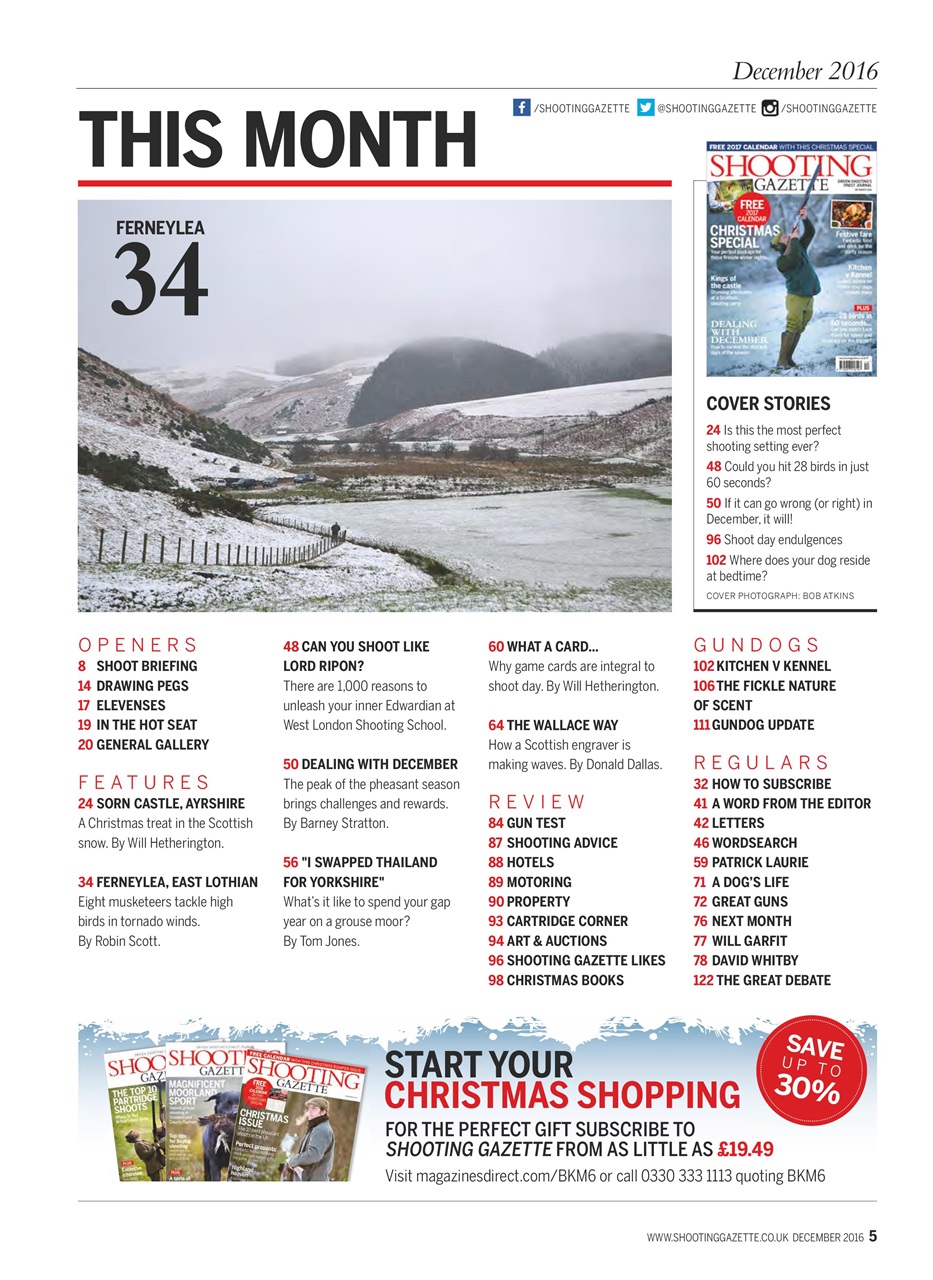 Shooting Gazette Preview Pages