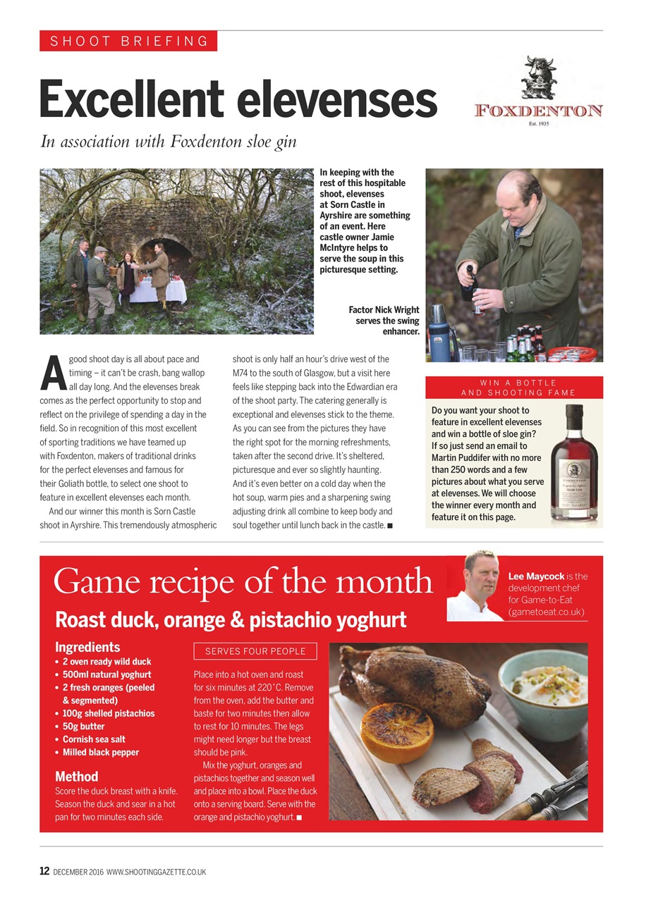 Shooting Gazette Preview Pages