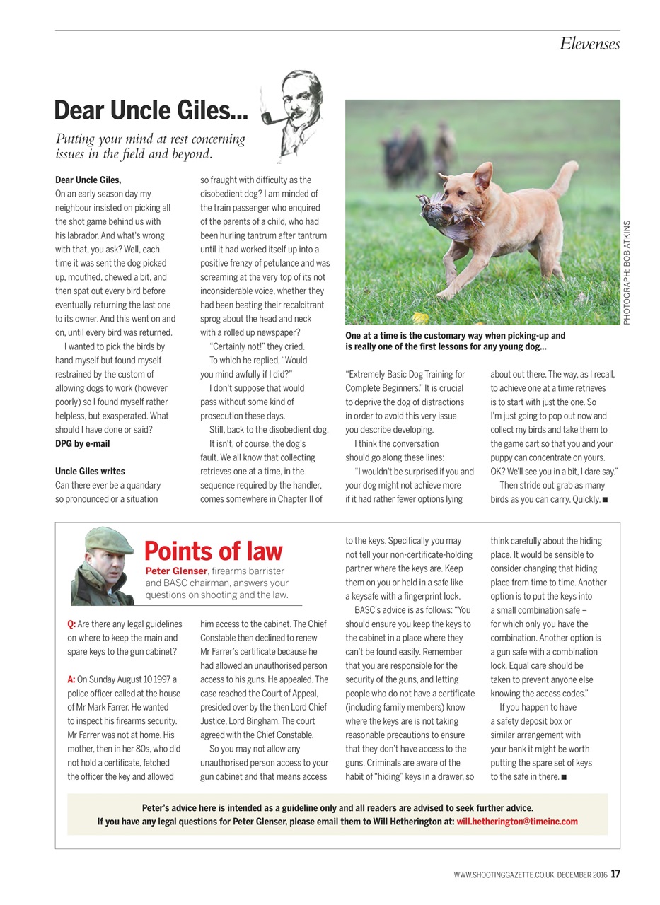 Shooting Gazette Preview Pages