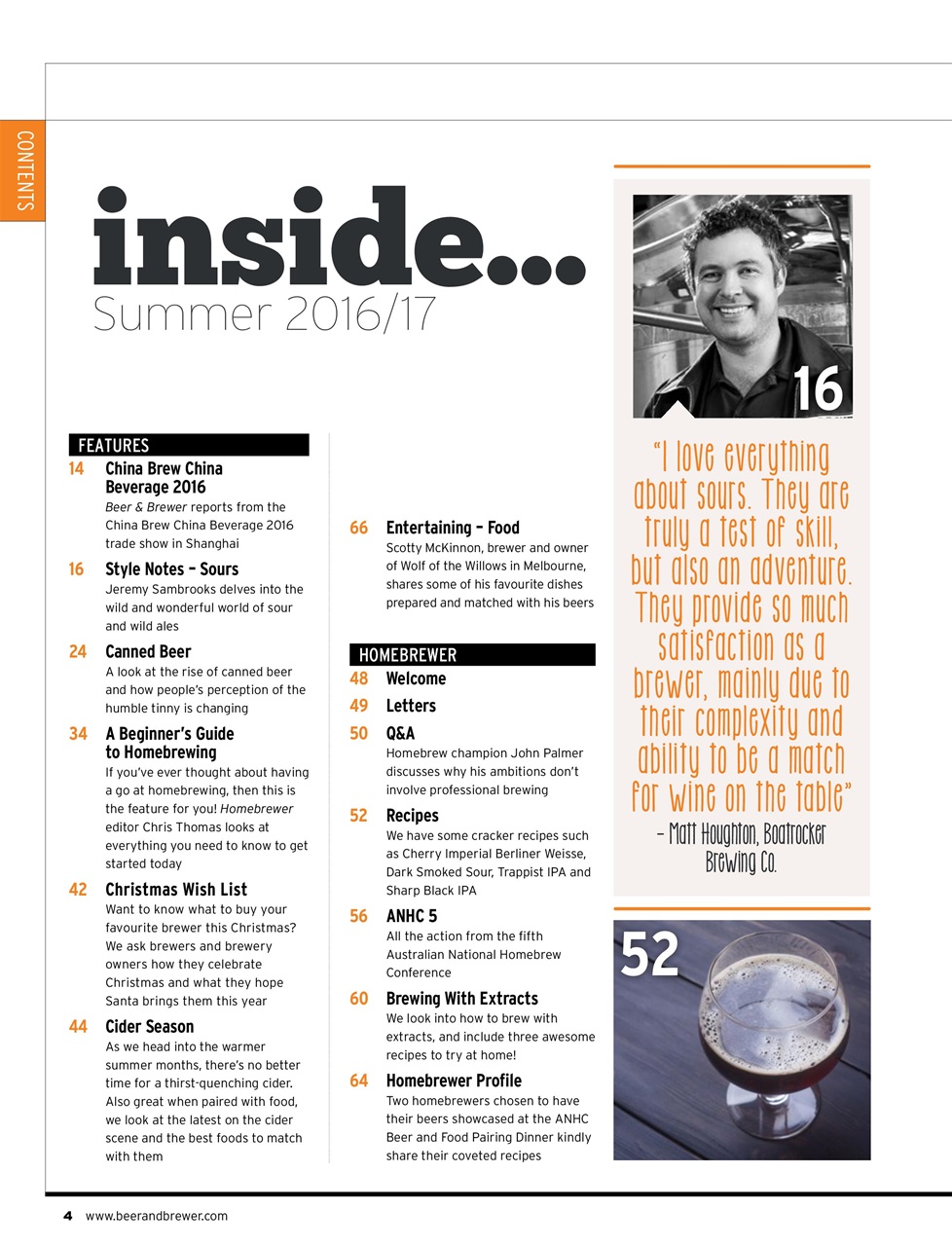 Beer and Brewer Preview Pages