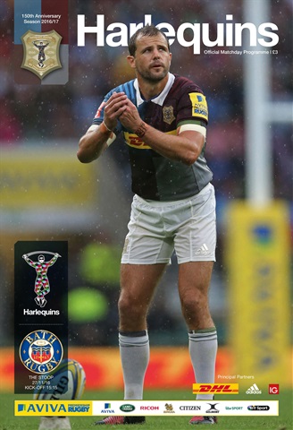 Harlequins issue Harlequins V Bath Rugby
