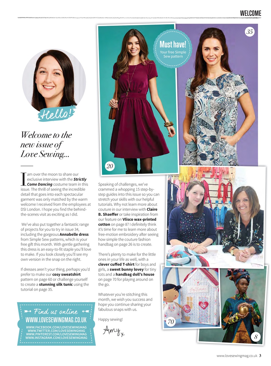 Love Sewing Preview Pages