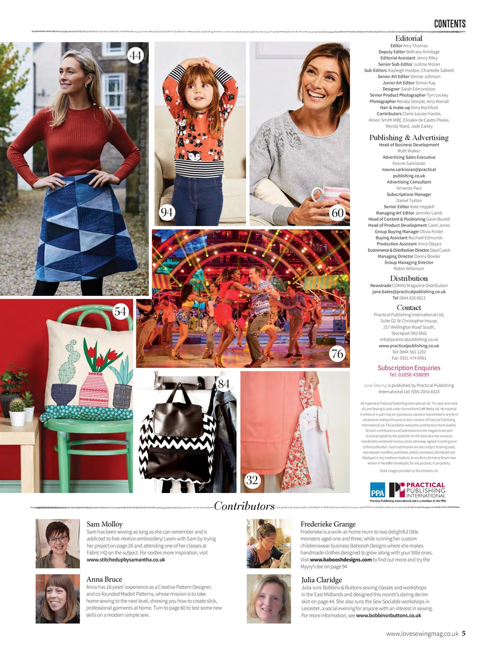 Love Sewing Preview Pages