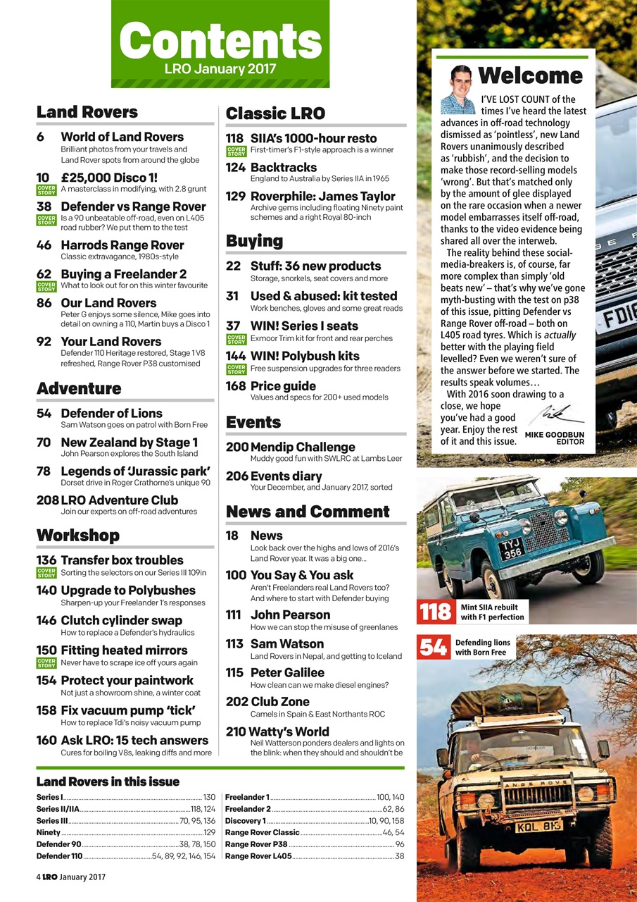 Land Rover Owner Preview Pages