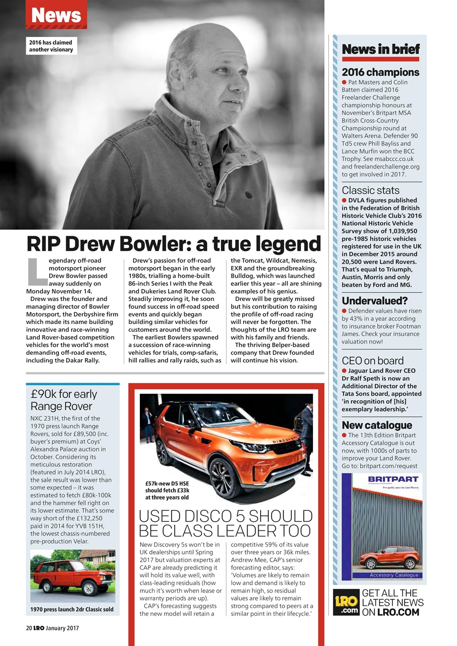 Land Rover Owner Preview Pages