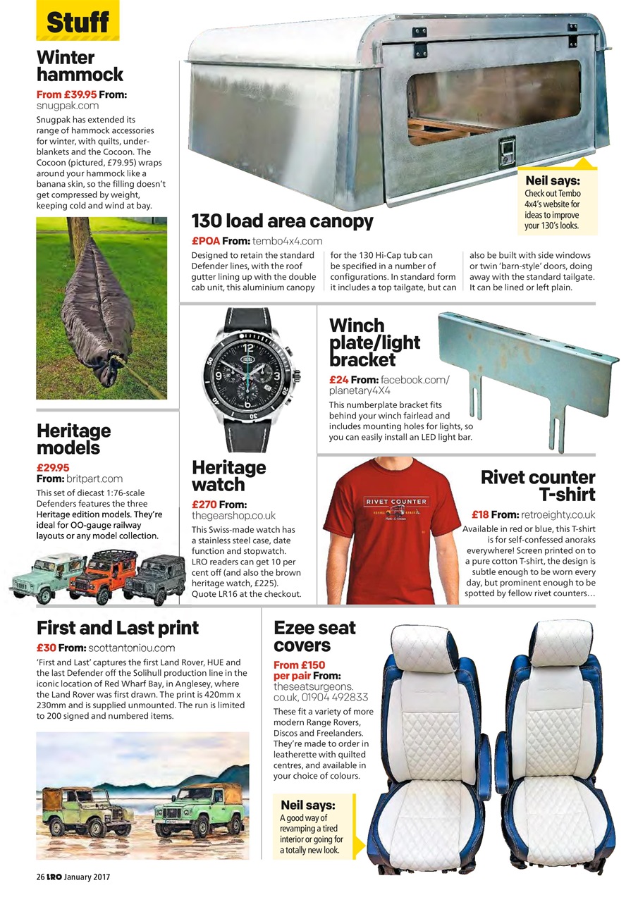 Land Rover Owner Preview Pages