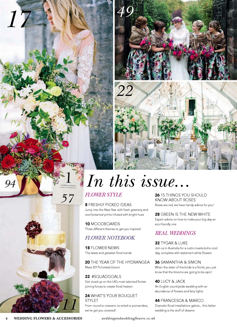 Wedding Flowers Magazine Preview Pages