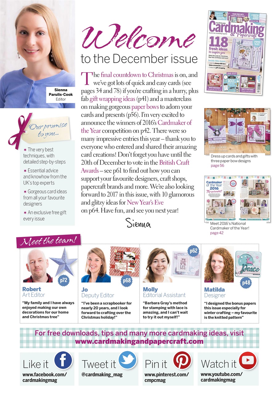 Cardmaking & Papercraft Preview Pages
