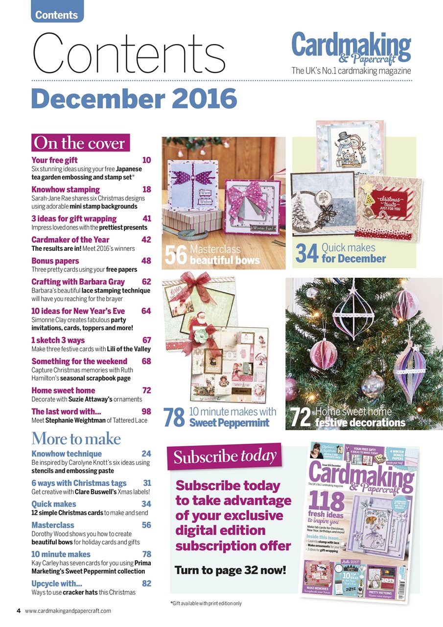 Cardmaking & Papercraft Preview Pages