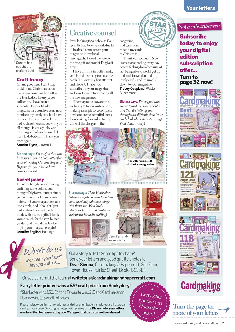 Cardmaking & Papercraft Preview Pages