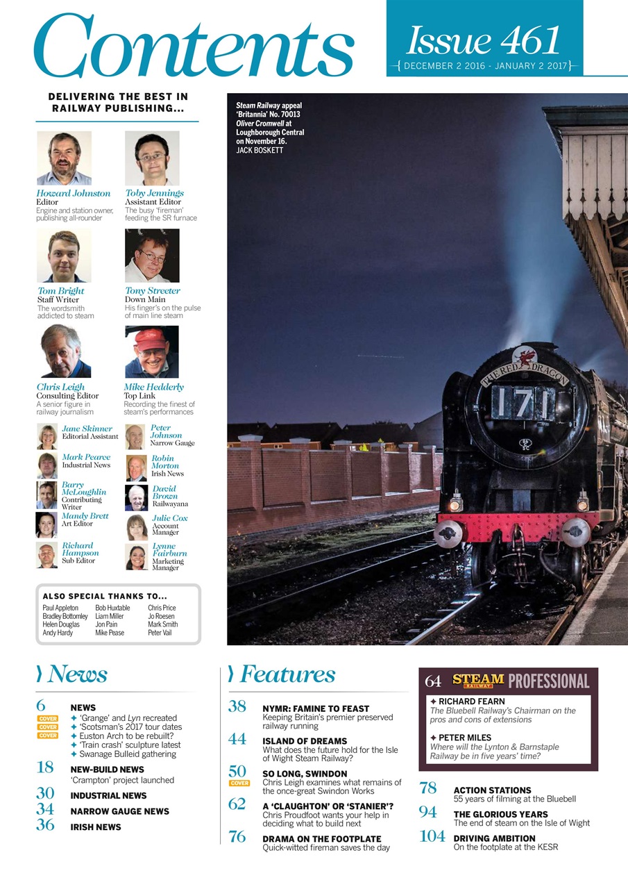 Steam Railway Preview Pages