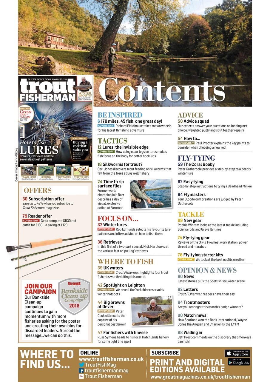 Trout Fisherman Preview Pages