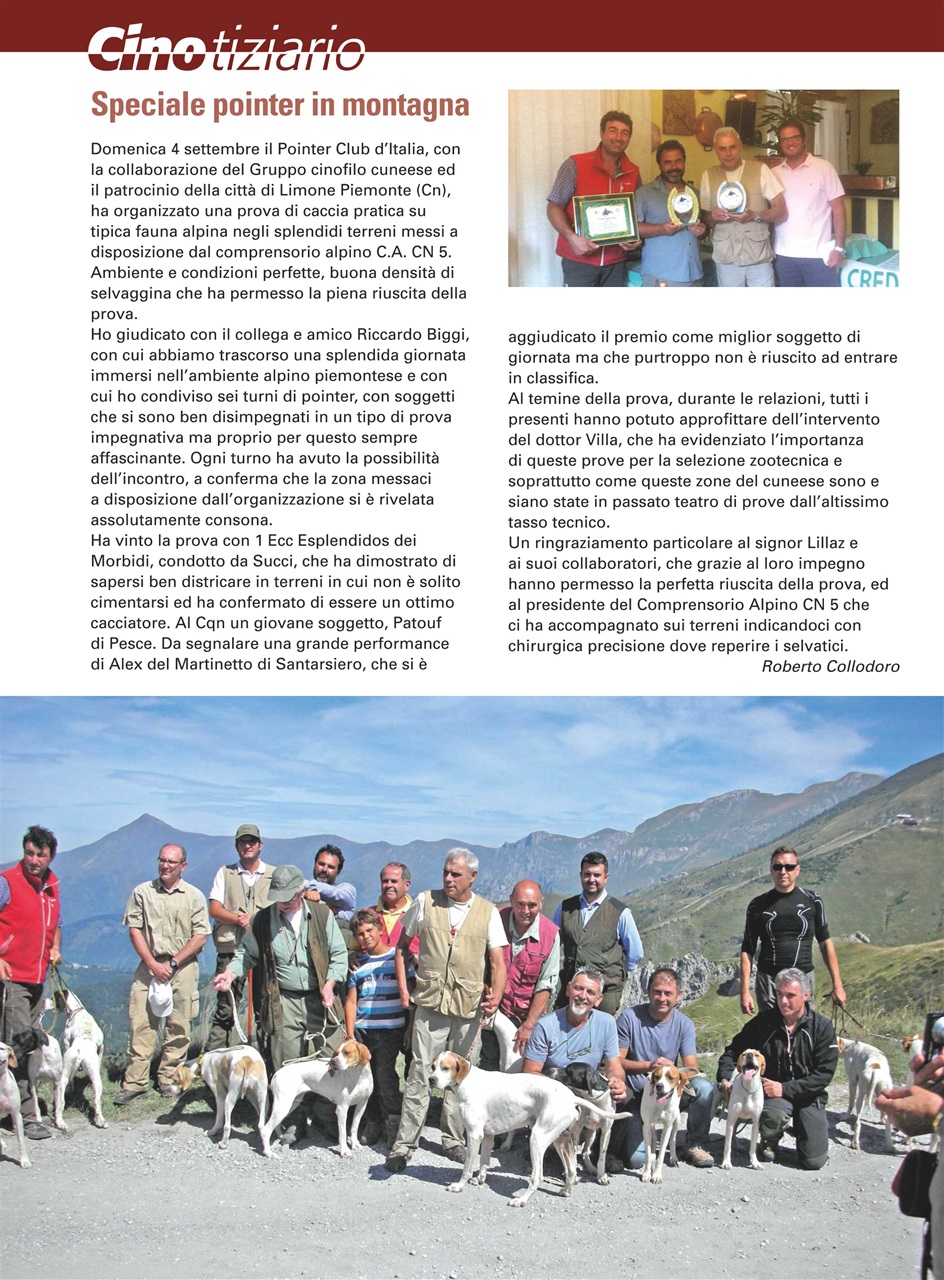 La Gazzetta Della Cinofilia Venatoria Preview Pages