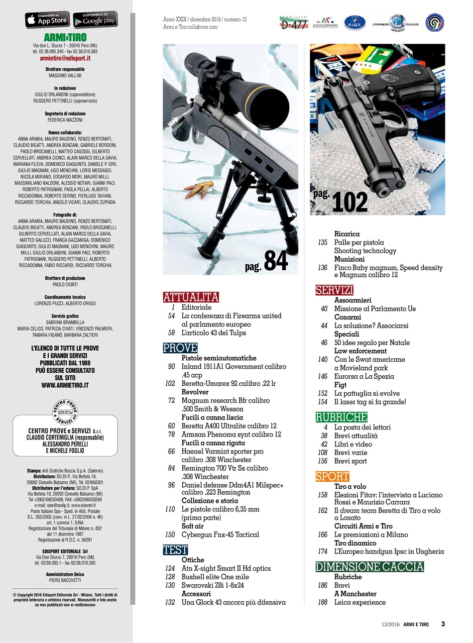 Armi E Tiro Preview Pages