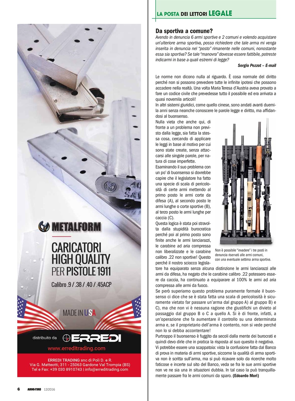 Armi E Tiro Preview Pages