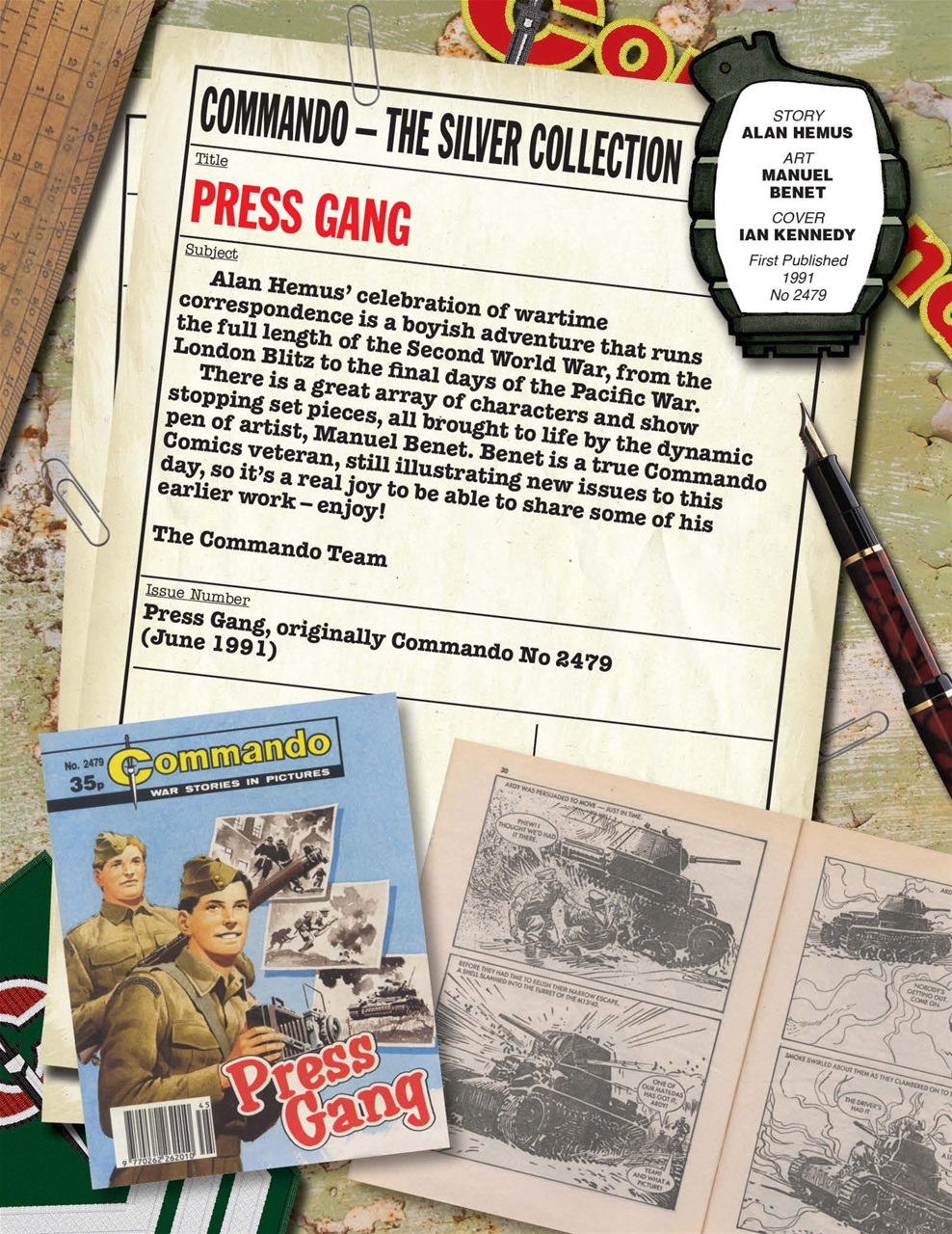 Commando Preview Pages