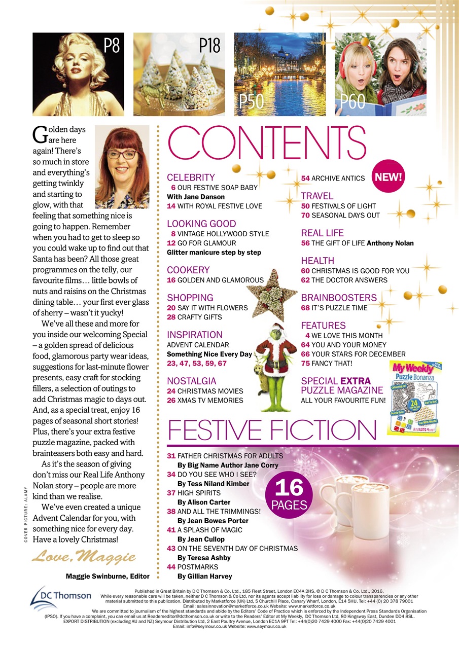 My Weekly Special Preview Pages