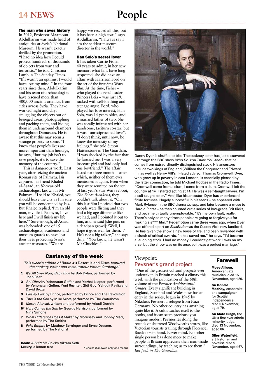 The Week Preview Pages