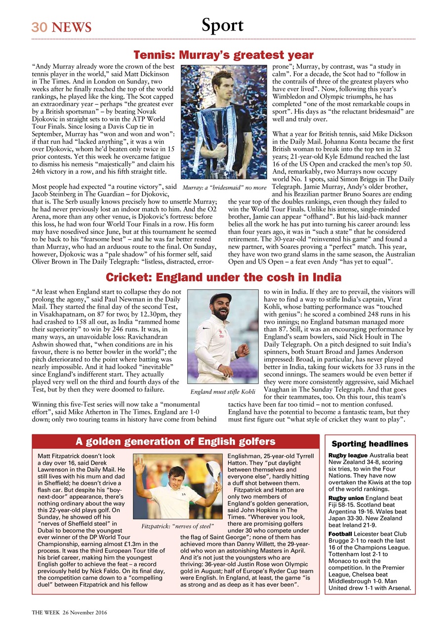 The Week Preview Pages