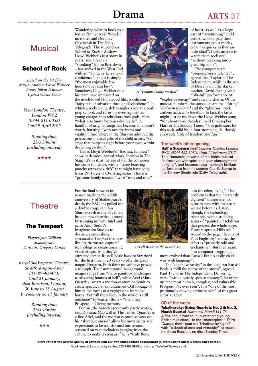 The Week Preview Pages