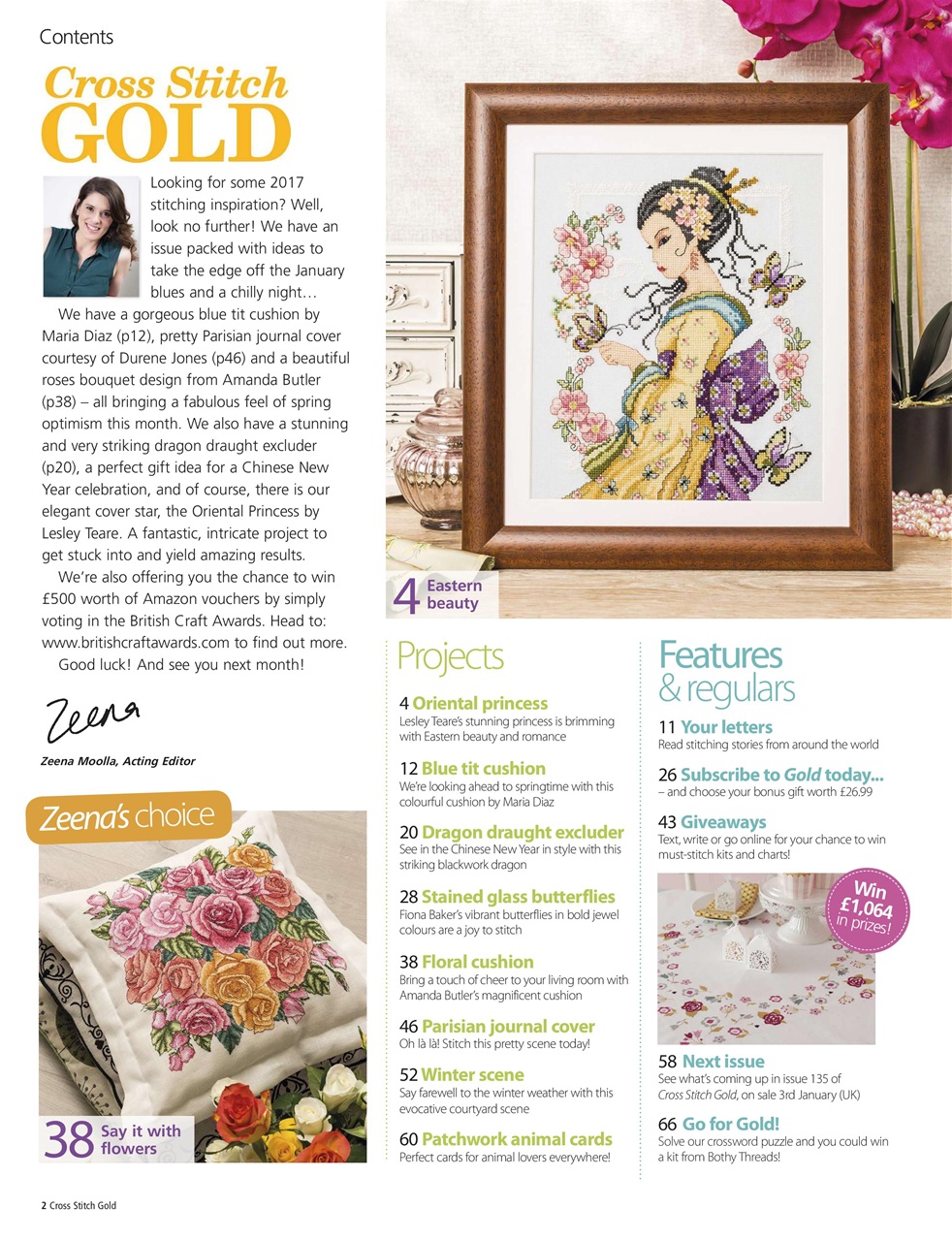 Cross Stitch Gold Preview Pages