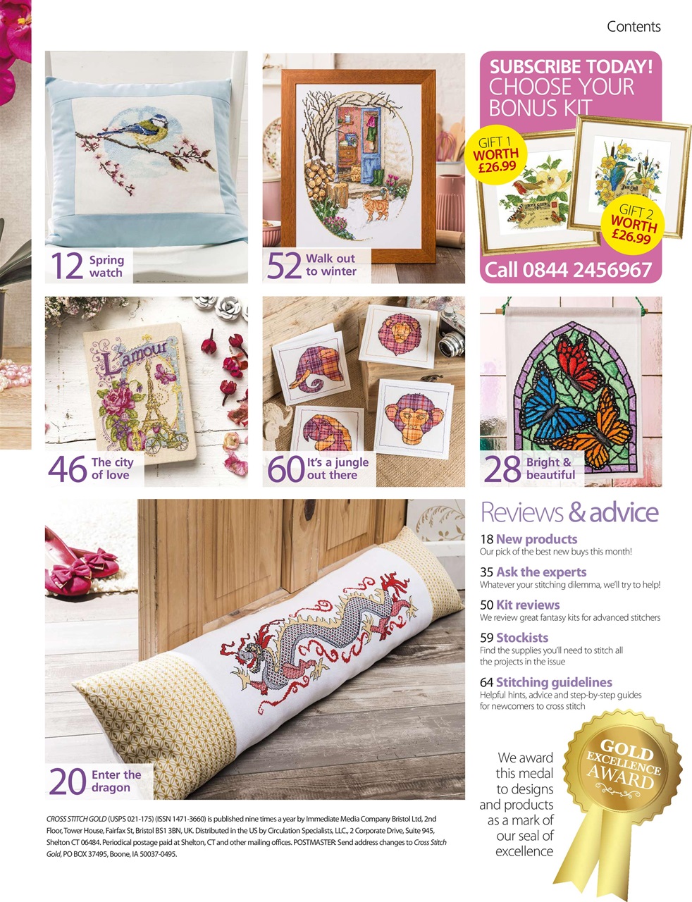 Cross Stitch Gold Preview Pages