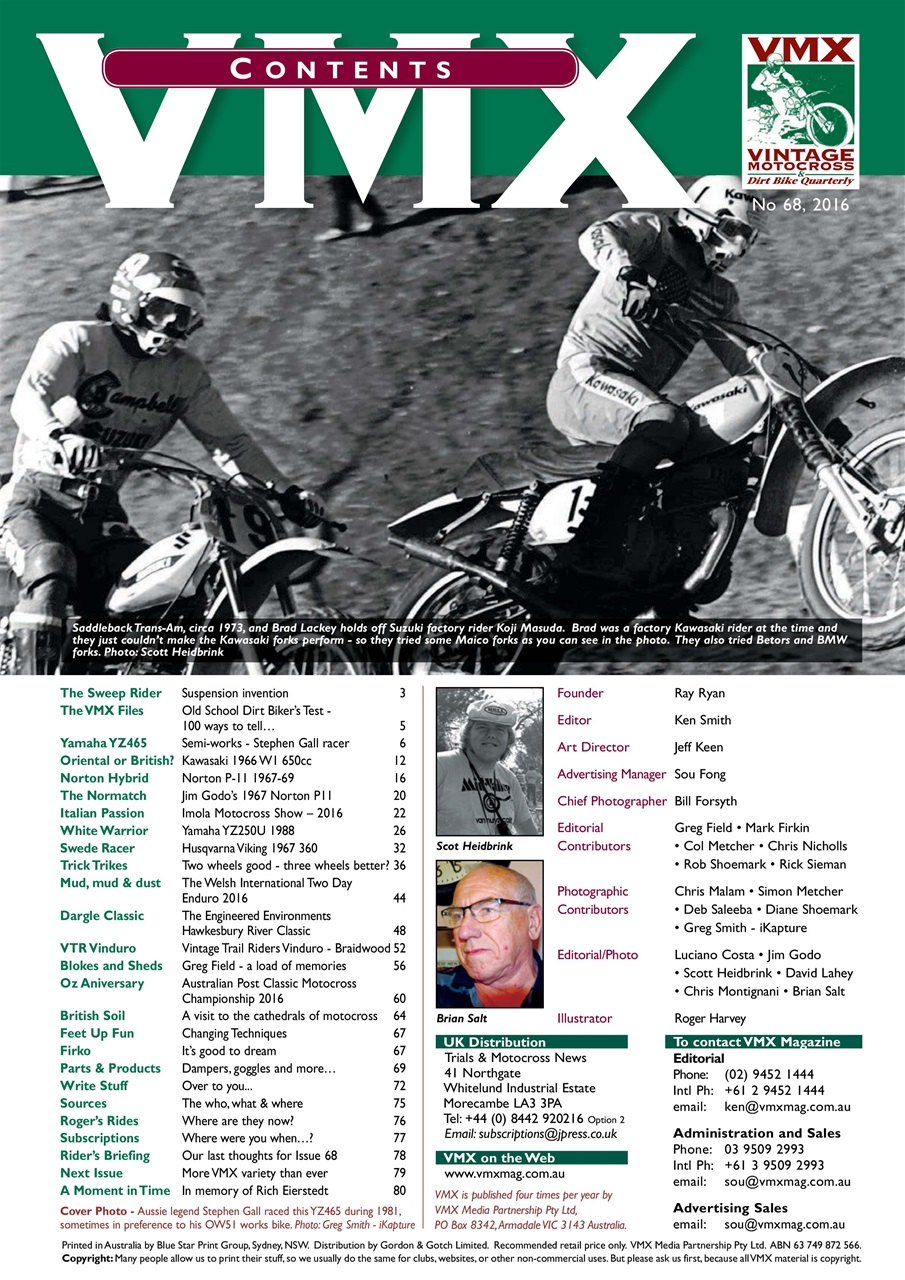 VMX Magazine Preview Pages