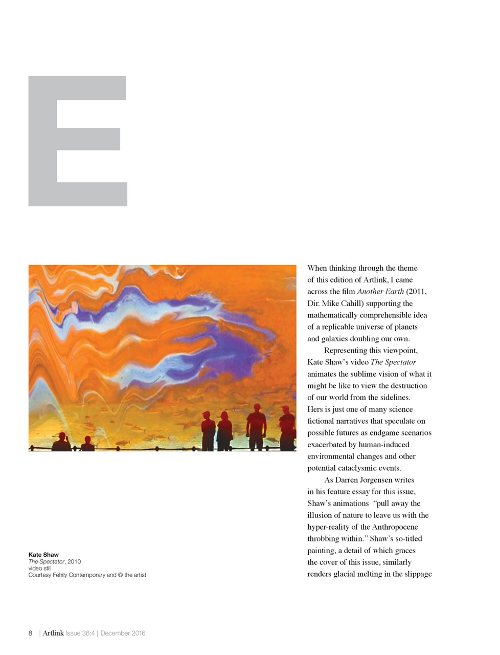 Artlink Magazine Preview Pages