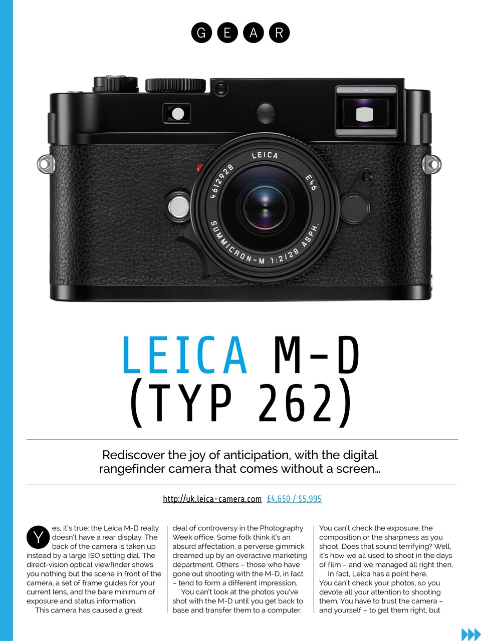 Photography Week Preview Pages